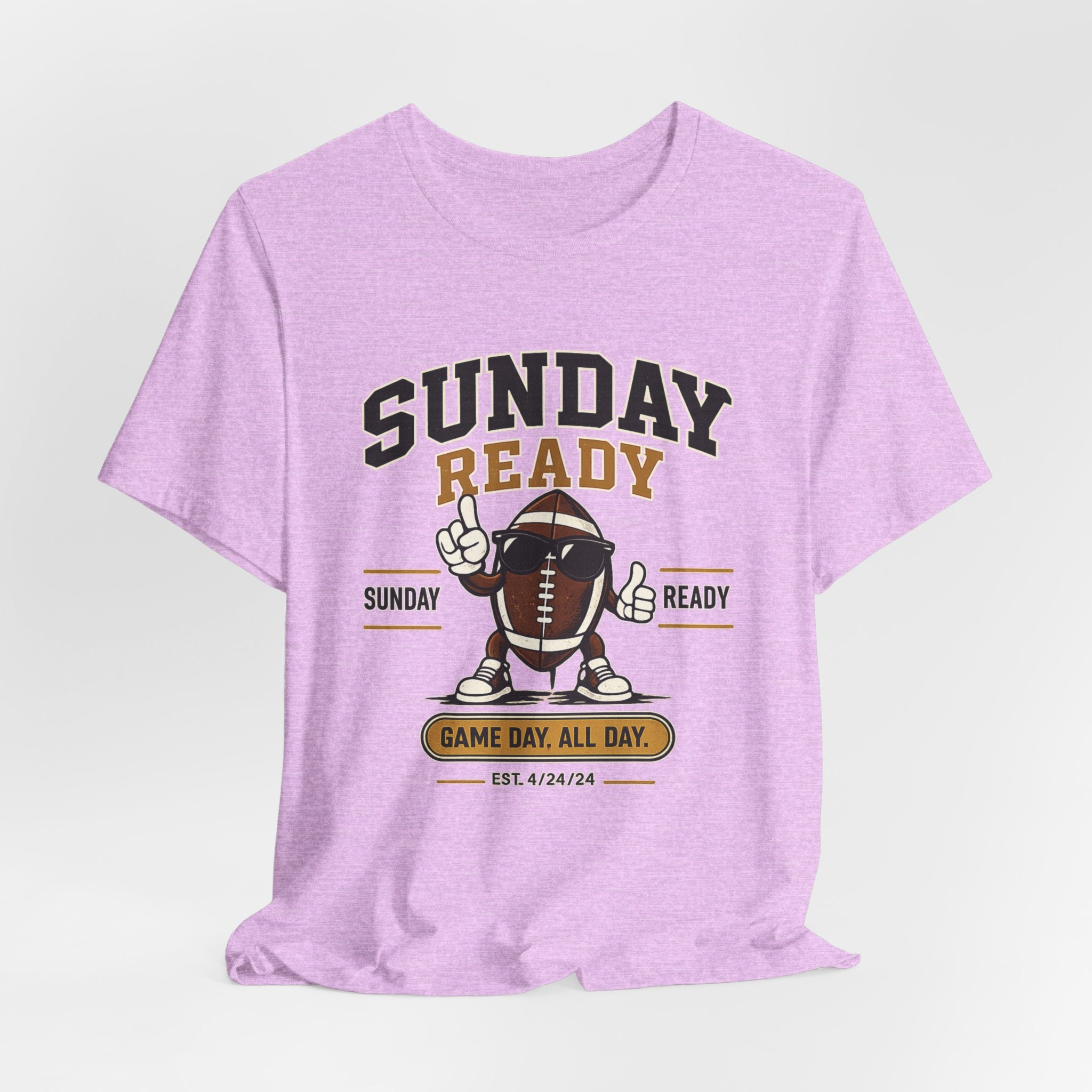 Sunday Ready Football T-Shirt – "Game Day All Day" Tee