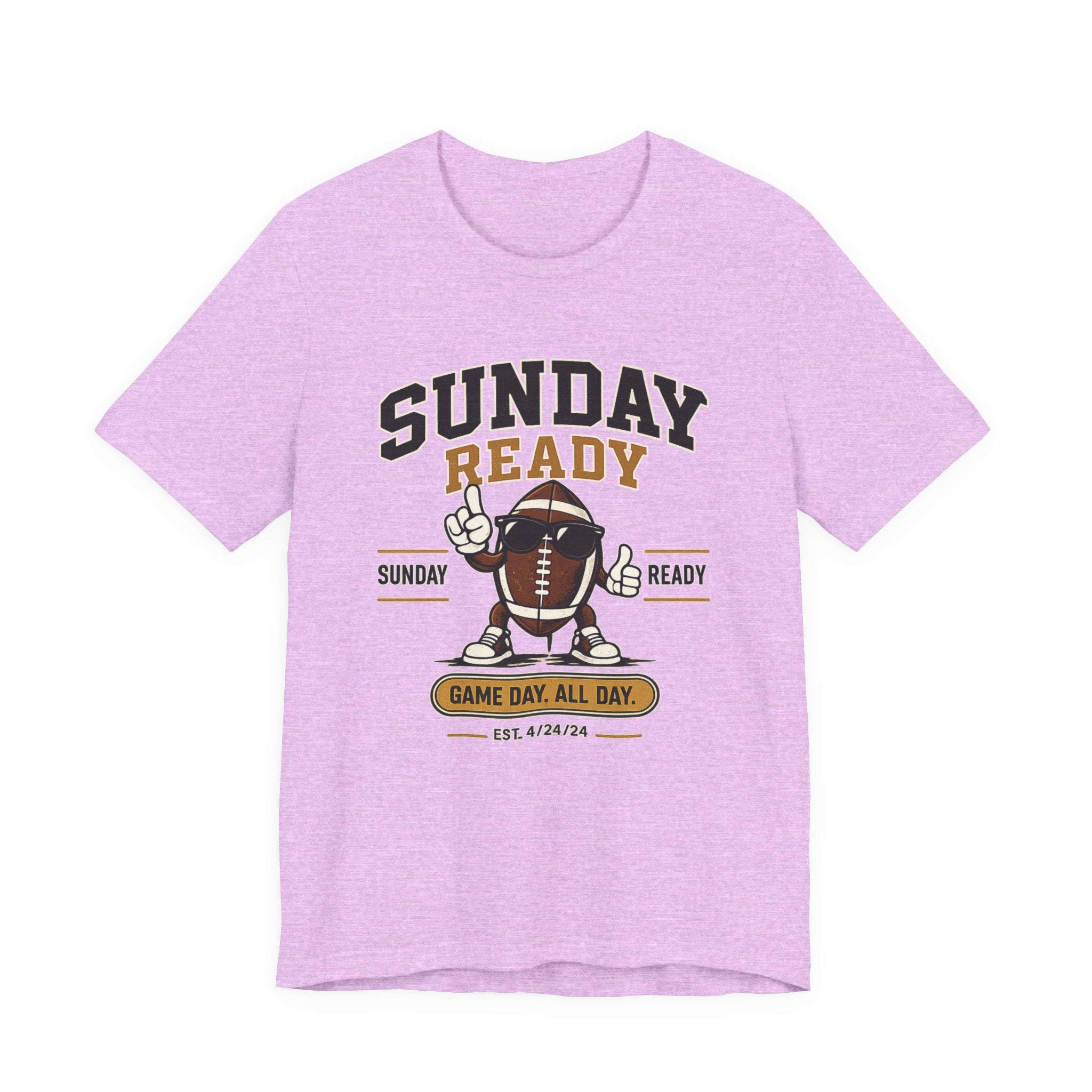 Sunday Ready Football T-Shirt – "Game Day All Day" Tee