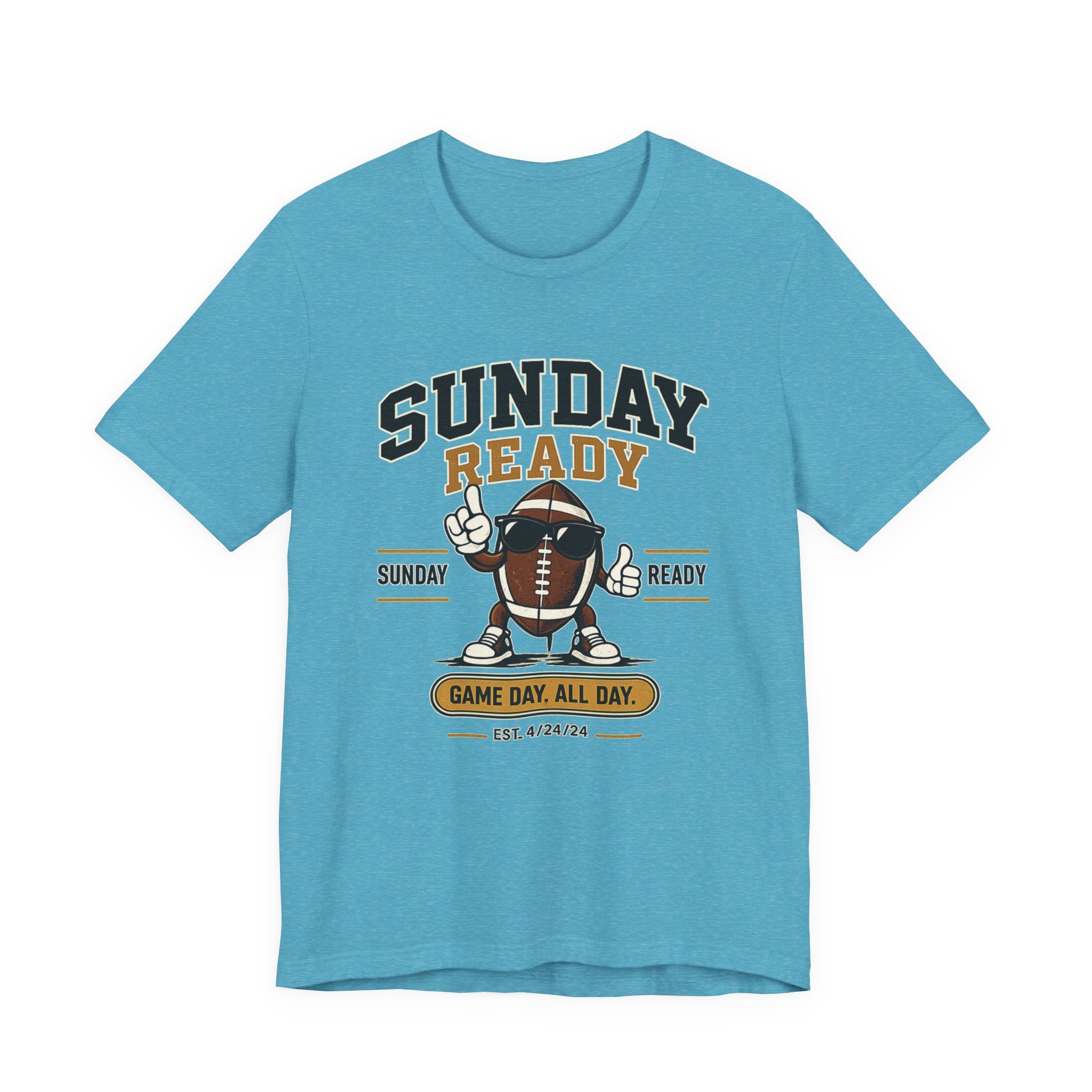 Sunday Ready Football T-Shirt – "Game Day All Day" Tee
